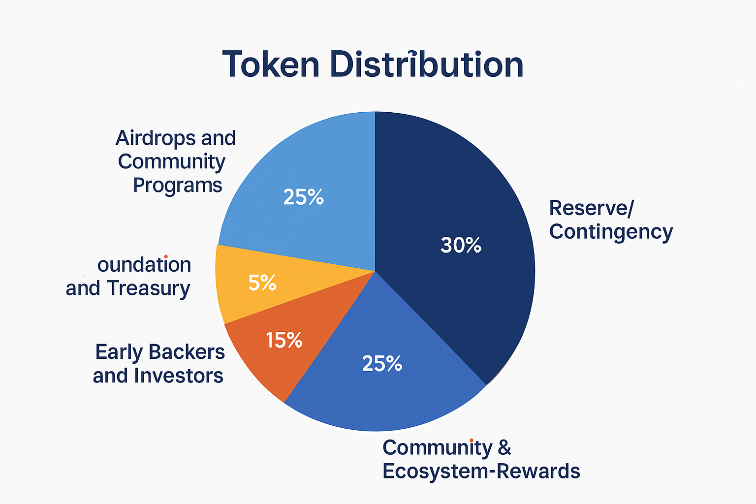 WAVR Token Distribution Chart